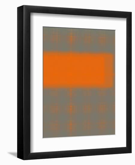 Abstract Orange 3-NaxArt-Framed Art Print