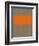 Abstract Orange 3-NaxArt-Framed Art Print