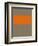 Abstract Orange 3-NaxArt-Framed Art Print