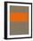 Abstract Orange 3-NaxArt-Framed Art Print