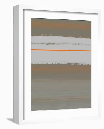 Abstract Orange 4-NaxArt-Framed Art Print