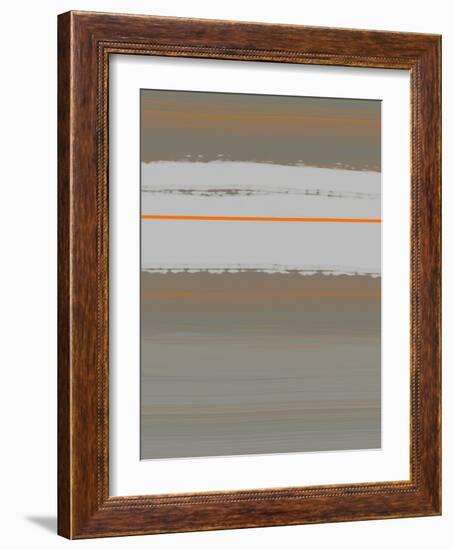 Abstract Orange 4-NaxArt-Framed Art Print