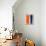 Abstract Orange and Blue Study-Emma Moore-Art Print displayed on a wall