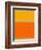 Abstract Orange and Yellow-NaxArt-Framed Art Print