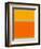 Abstract Orange and Yellow-NaxArt-Framed Art Print