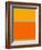 Abstract Orange and Yellow-NaxArt-Framed Art Print