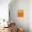 Abstract Orange and Yellow-NaxArt-Art Print displayed on a wall