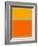 Abstract Orange and Yellow-NaxArt-Framed Art Print