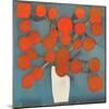 Abstract Orange Flowers-Elena Ray-Mounted Art Print