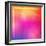 Abstract Orange Pink Background with Shining White Lines and Frame-marinini-Framed Art Print