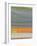 Abstract Orange Stripe1-NaxArt-Framed Art Print