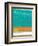 Abstract Orange Stripe2-NaxArt-Framed Art Print