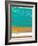 Abstract Orange Stripe2-NaxArt-Framed Art Print