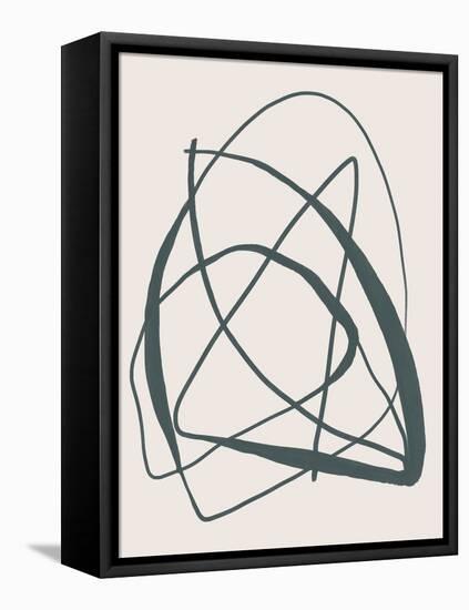 Abstract Organic Line Art 1-null-Framed Stretched Canvas