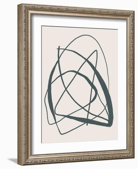 Abstract Organic Line Art 1-null-Framed Art Print