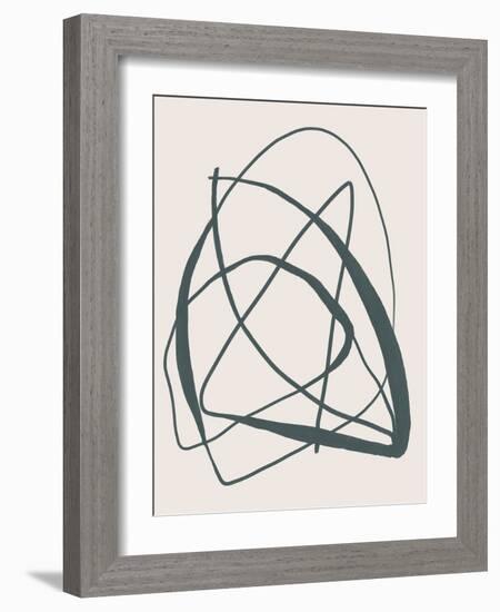 Abstract Organic Line Art 1-null-Framed Art Print