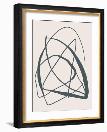 Abstract Organic Line Art 1-null-Framed Art Print