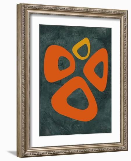 Abstract Oval Shape 2-NaxArt-Framed Art Print