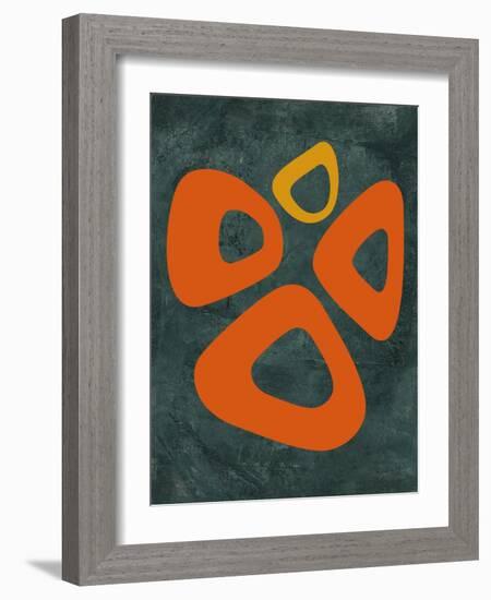 Abstract Oval Shape 2-NaxArt-Framed Art Print