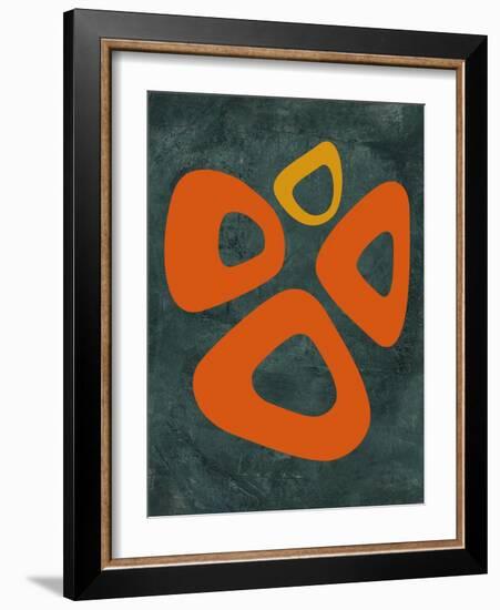 Abstract Oval Shape 2-NaxArt-Framed Art Print