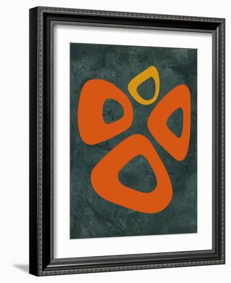 Abstract Oval Shape 2-NaxArt-Framed Art Print