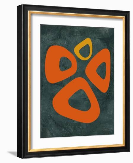 Abstract Oval Shape 2-NaxArt-Framed Art Print