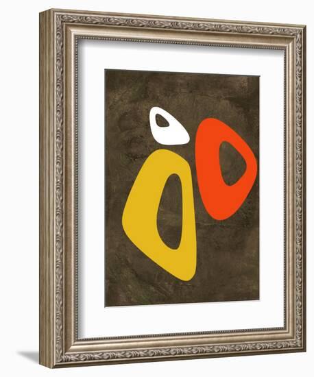 Abstract Oval Shape 3-NaxArt-Framed Art Print