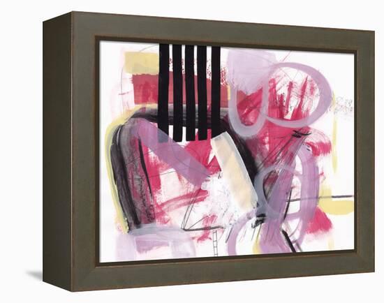 Abstract Painting 140103-Jaime Derringer-Framed Premier Image Canvas