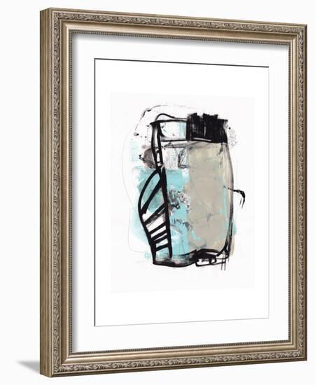 Abstract Painting 140422-1-Jaime Derringer-Framed Giclee Print