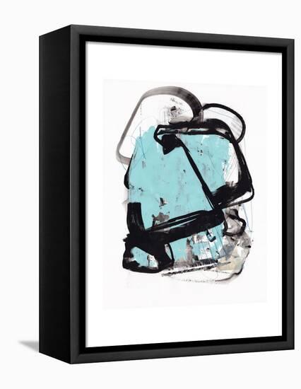 Abstract Painting 140422-2-Jaime Derringer-Framed Premier Image Canvas