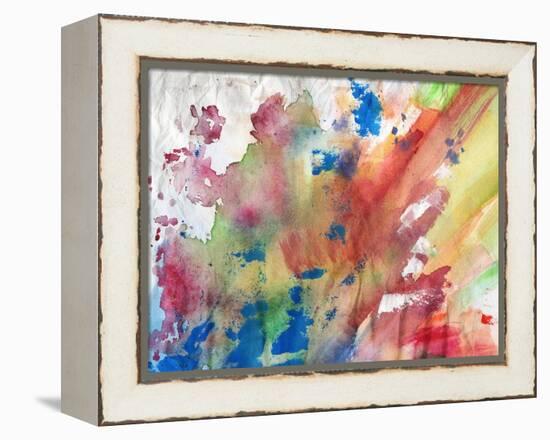 Abstract Painting Background-run4it-Framed Stretched Canvas