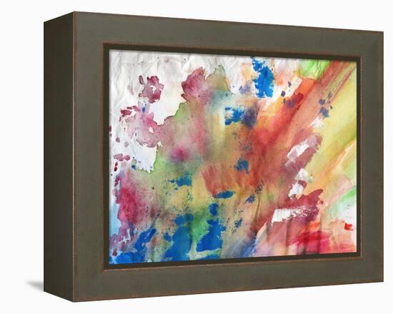 Abstract Painting Background-run4it-Framed Stretched Canvas