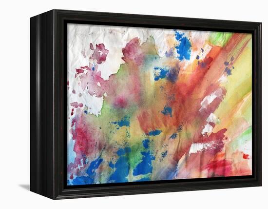 Abstract Painting Background-run4it-Framed Stretched Canvas