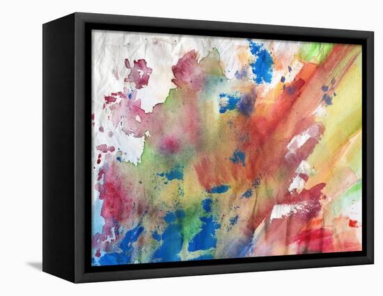 Abstract Painting Background-run4it-Framed Stretched Canvas