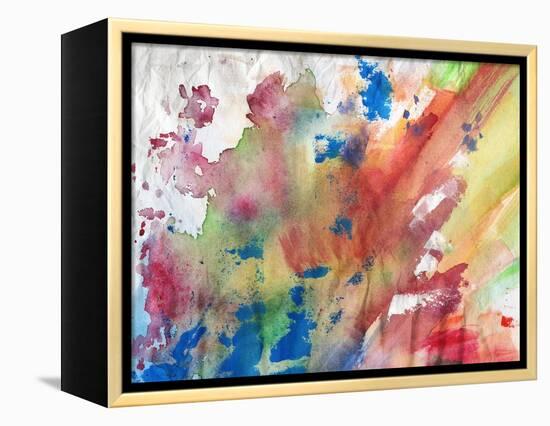 Abstract Painting Background-run4it-Framed Stretched Canvas