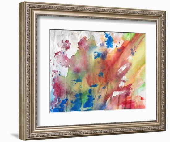 Abstract Painting Background-run4it-Framed Art Print