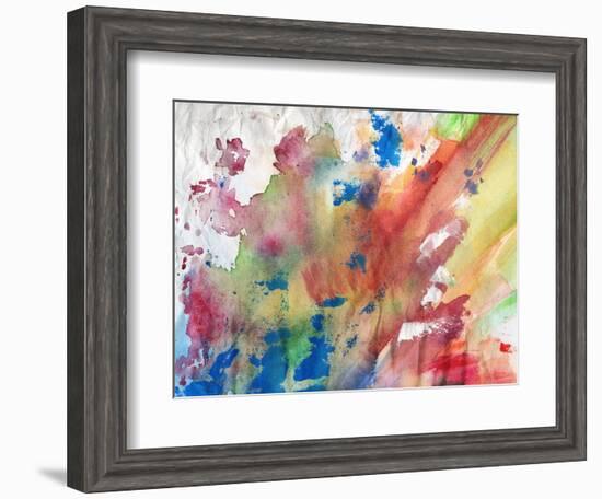 Abstract Painting Background-run4it-Framed Art Print