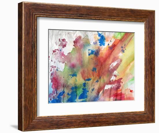 Abstract Painting Background-run4it-Framed Art Print