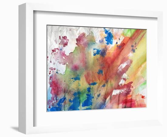 Abstract Painting Background-run4it-Framed Art Print