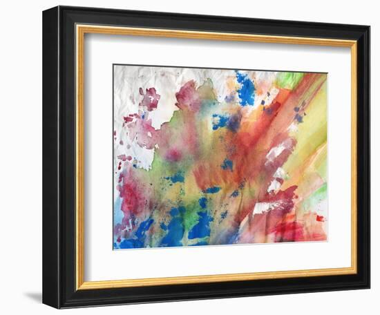 Abstract Painting Background-run4it-Framed Art Print