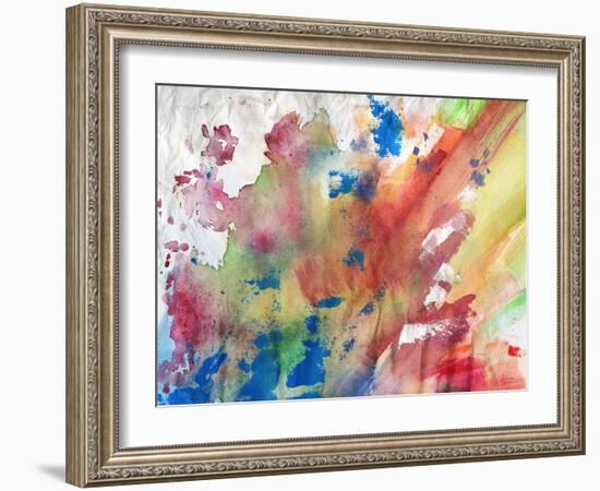 Abstract Painting Background-run4it-Framed Art Print