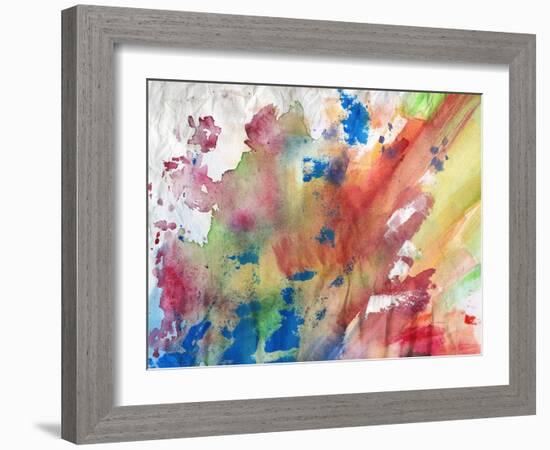 Abstract Painting Background-run4it-Framed Art Print