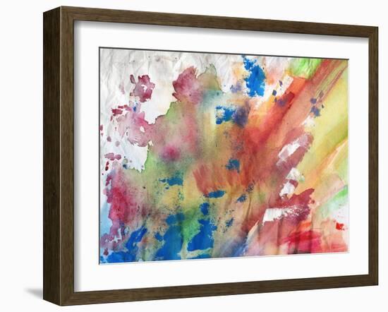 Abstract Painting Background-run4it-Framed Art Print