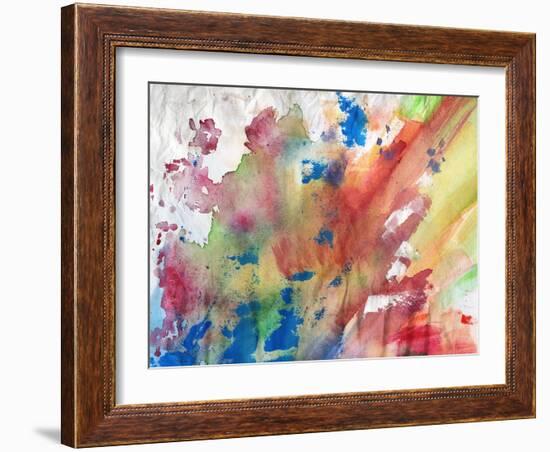 Abstract Painting Background-run4it-Framed Art Print