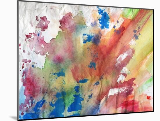Abstract Painting Background-run4it-Mounted Art Print