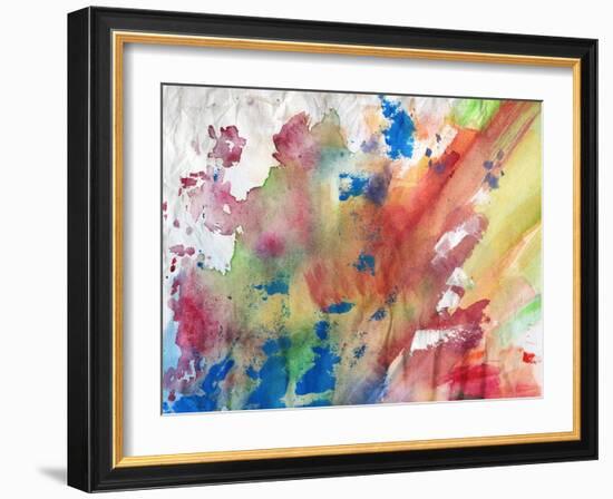 Abstract Painting Background-run4it-Framed Art Print