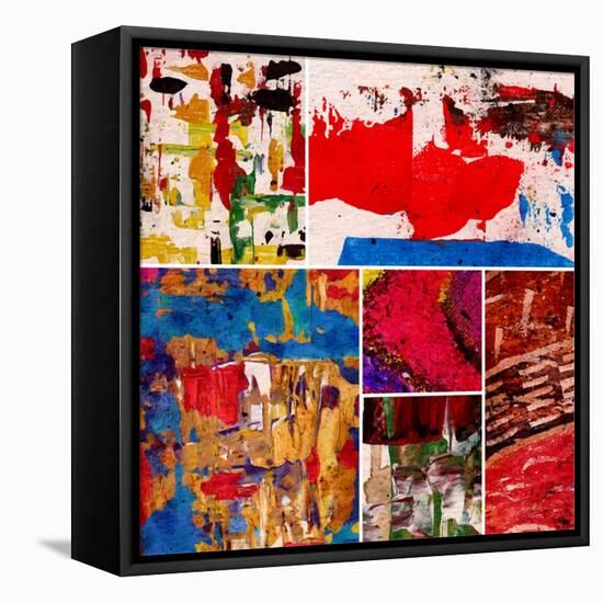 Abstract Painting, Digital Collage-Andriy Zholudyev-Framed Stretched Canvas