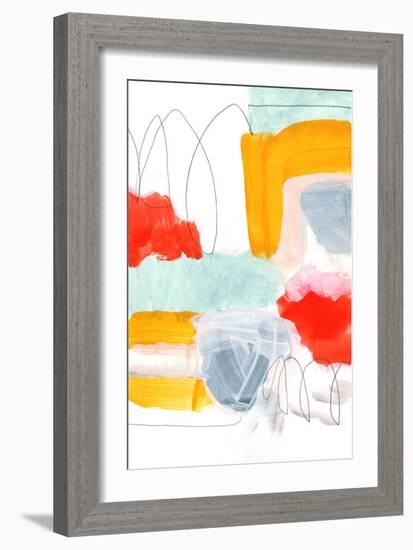 Abstract Painting XVI-Iris Lehnhardt-Framed Art Print