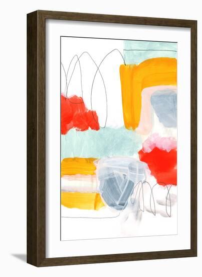 Abstract Painting XVI-Iris Lehnhardt-Framed Art Print