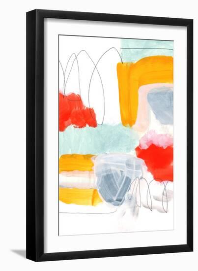 Abstract Painting XVI-Iris Lehnhardt-Framed Art Print